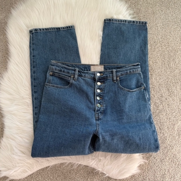 Everlane the Way High Jeans high Rise Blue Women's Jeans - Picture 5 of 11